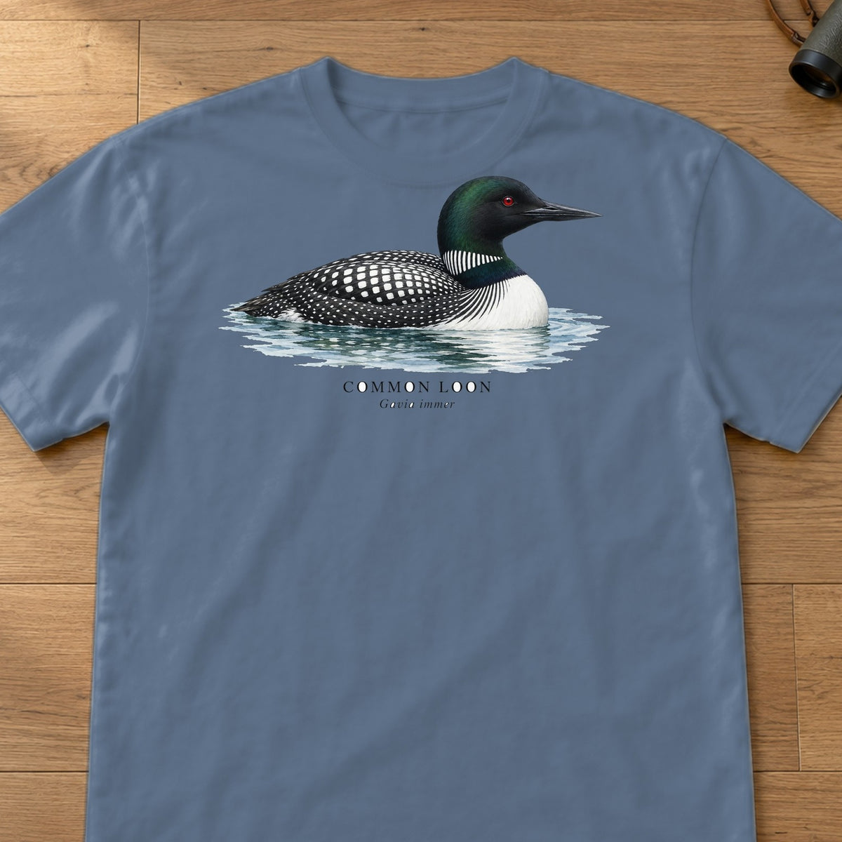Common Loon Field Guide Comfort Colors T-Shirt – Blue Jean