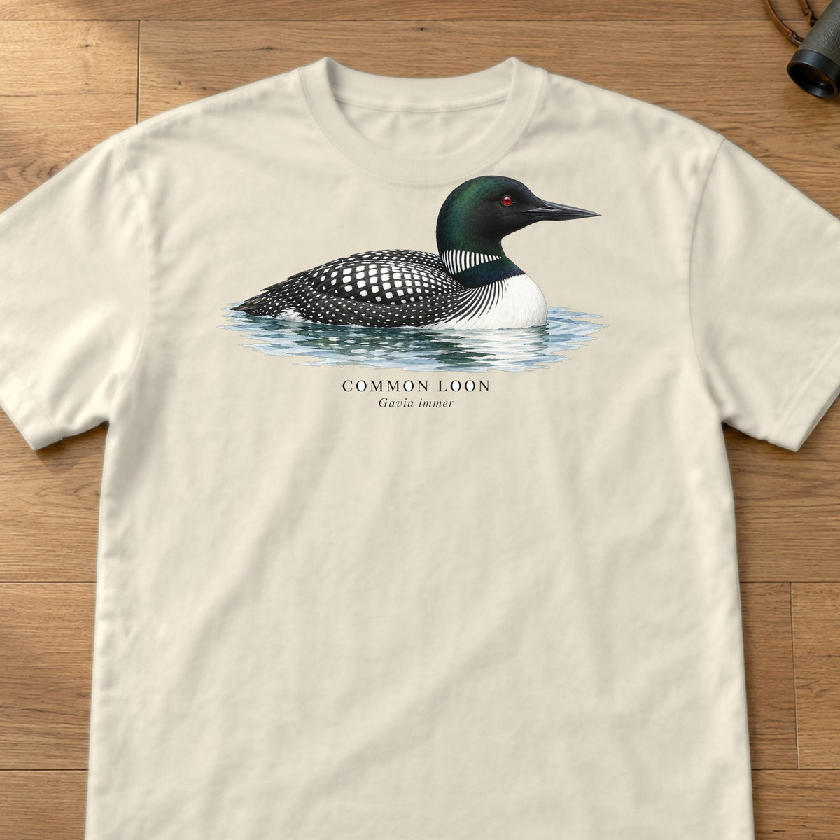 Common Loon Field Guide Comfort Colors T-Shirt – Ivory