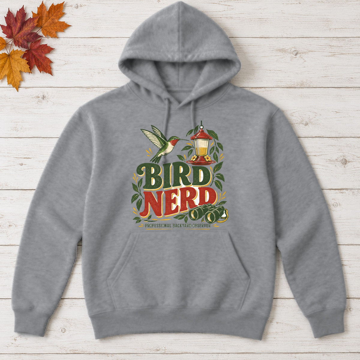Bird Nerd Hoodie – Sport Grey
