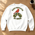 Easily Distracted by Birds Crewneck Sweatshirt – White