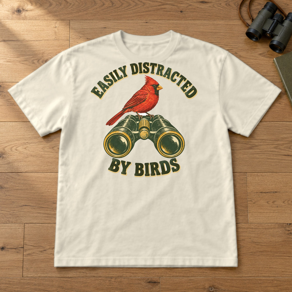 Easily Distracted by Birds Comfort Colors T-Shirt – Ivory