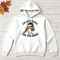 I'm Just Here for the Birds Hoodie – White