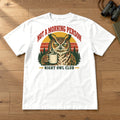 Not a Morning Person — Night Owl Club Comfort Colors T-Shirt – White
