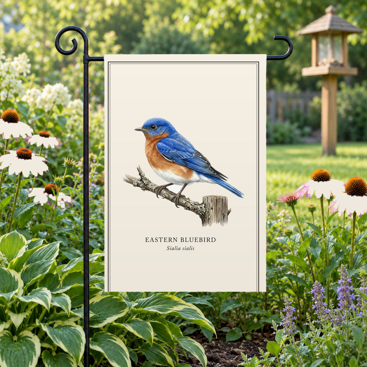 Eastern Bluebird Field Guide Flag