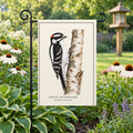 Downy Woodpecker Field Guide Flag