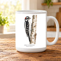 Downy Woodpecker Field Guide Mug