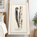 Downy Woodpecker Field Guide Sherpa Blanket