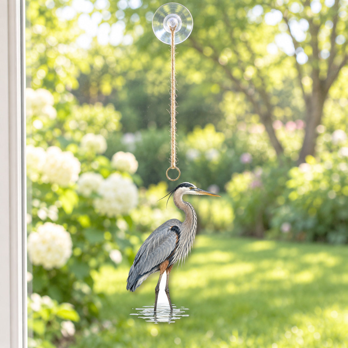 Great Blue Heron Field Guide Suncatcher