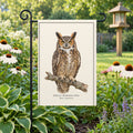 Great Horned Owl Field Guide Flag