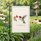 Ruby-throated Hummingbird Field Guide Flag