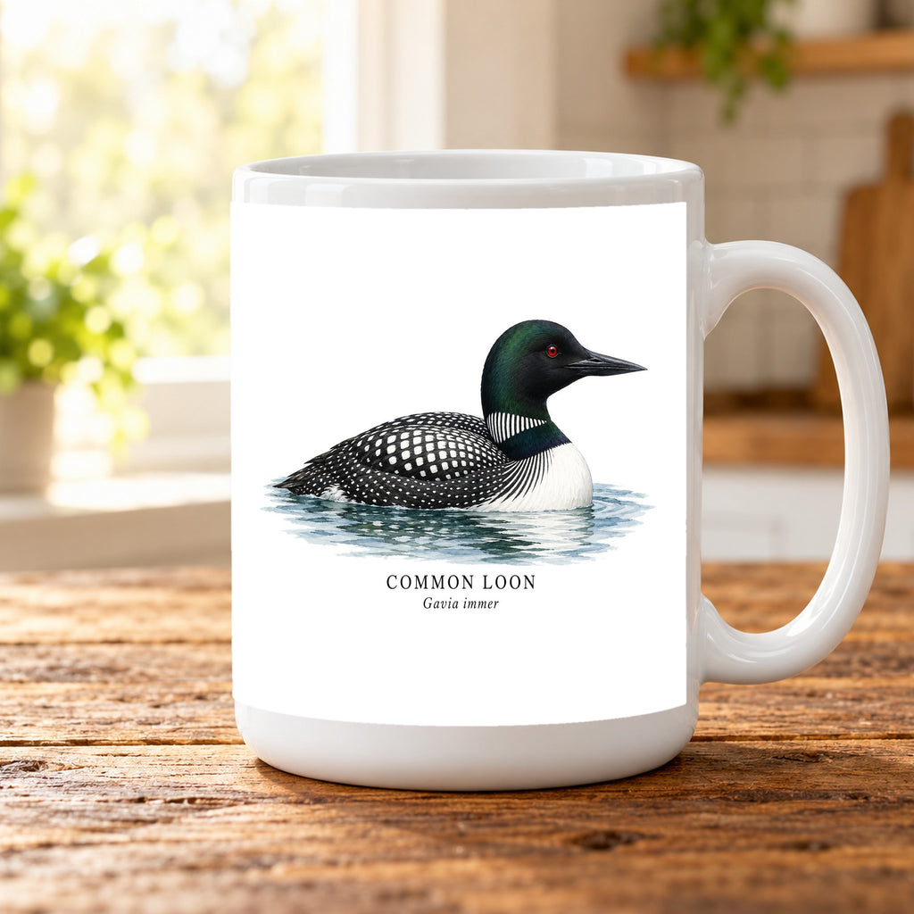 Common Loon Field Guide Mug