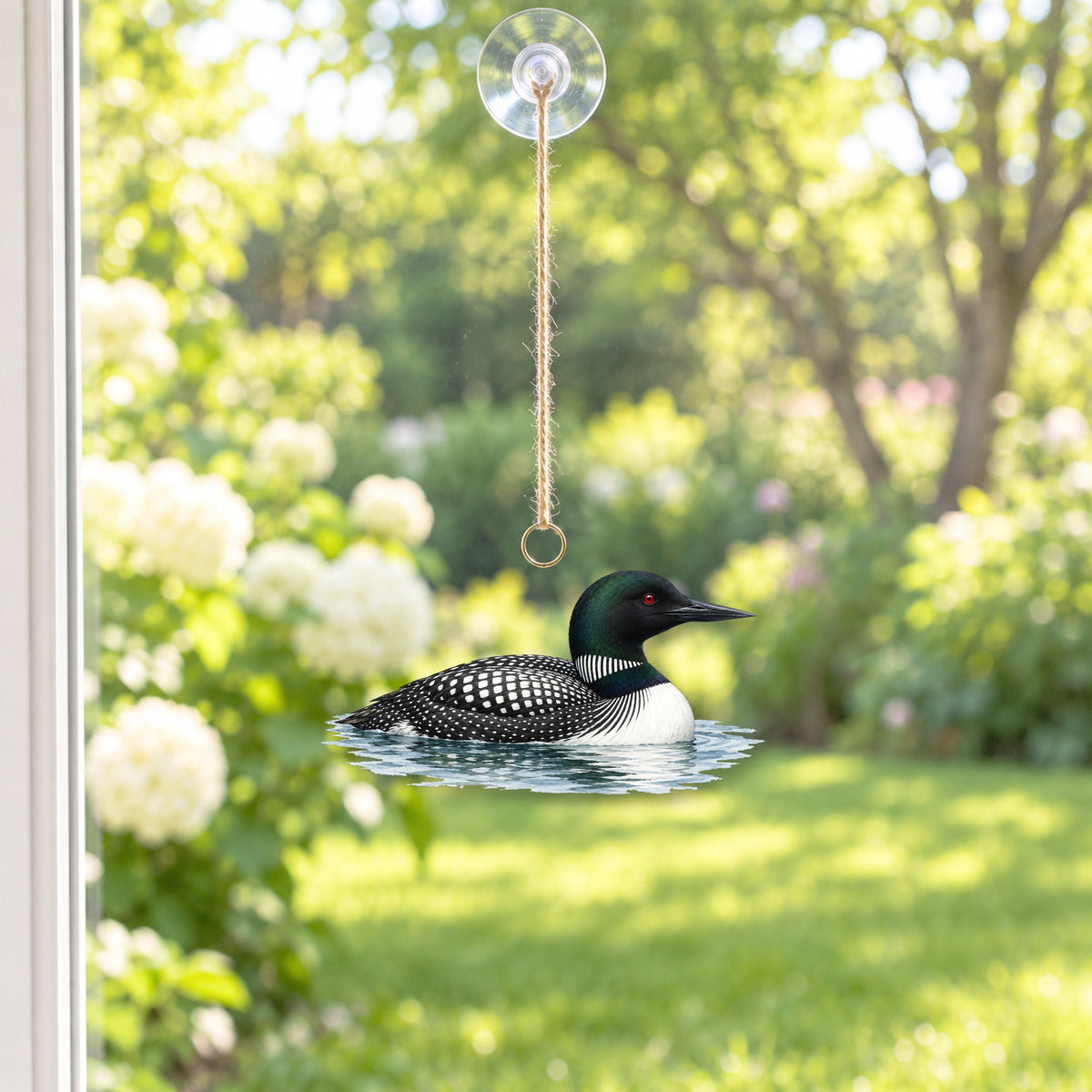 Common Loon Field Guide Suncatcher