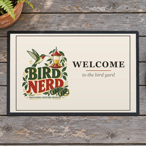 Bird Nerd Doormat