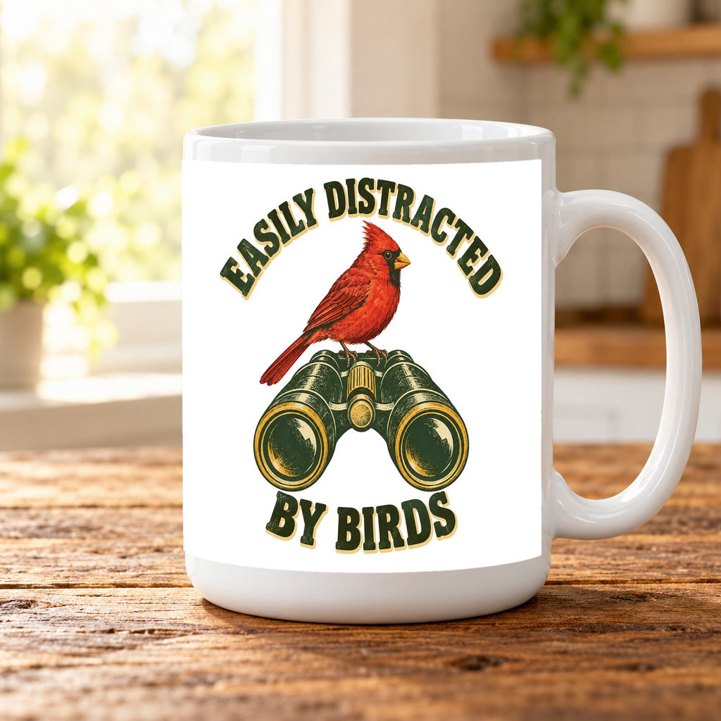 Easily Distracted by Birds Mug