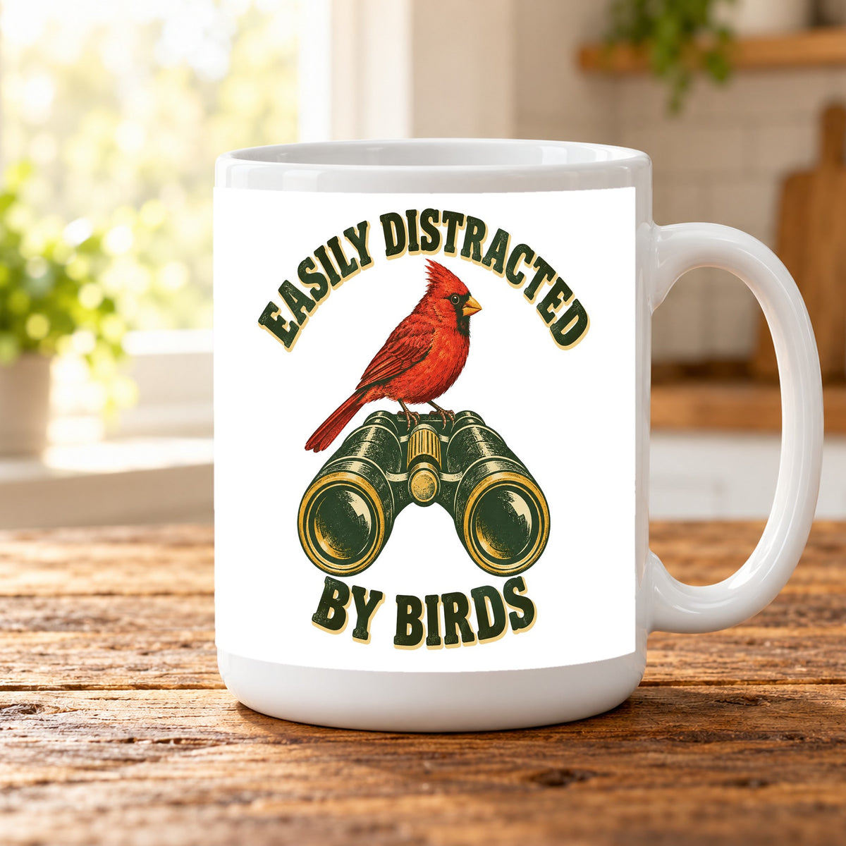 Easily Distracted by Birds Mug