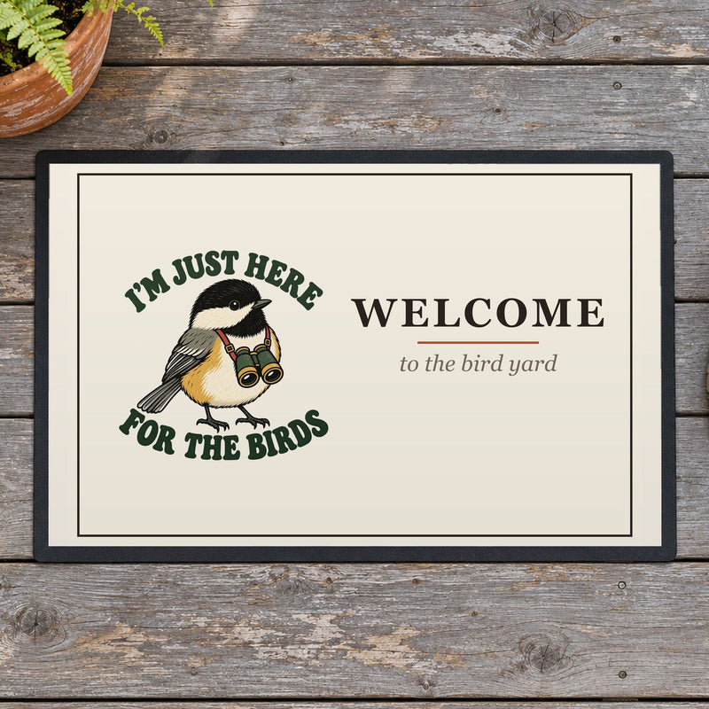 I'm Just Here for the Birds Doormat (Worldwide)
