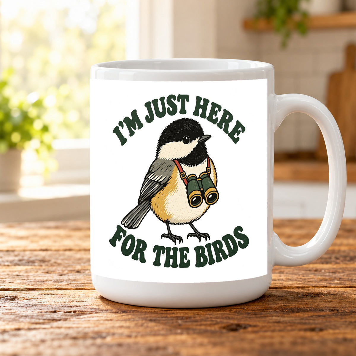 I'm Just Here for the Birds Mug