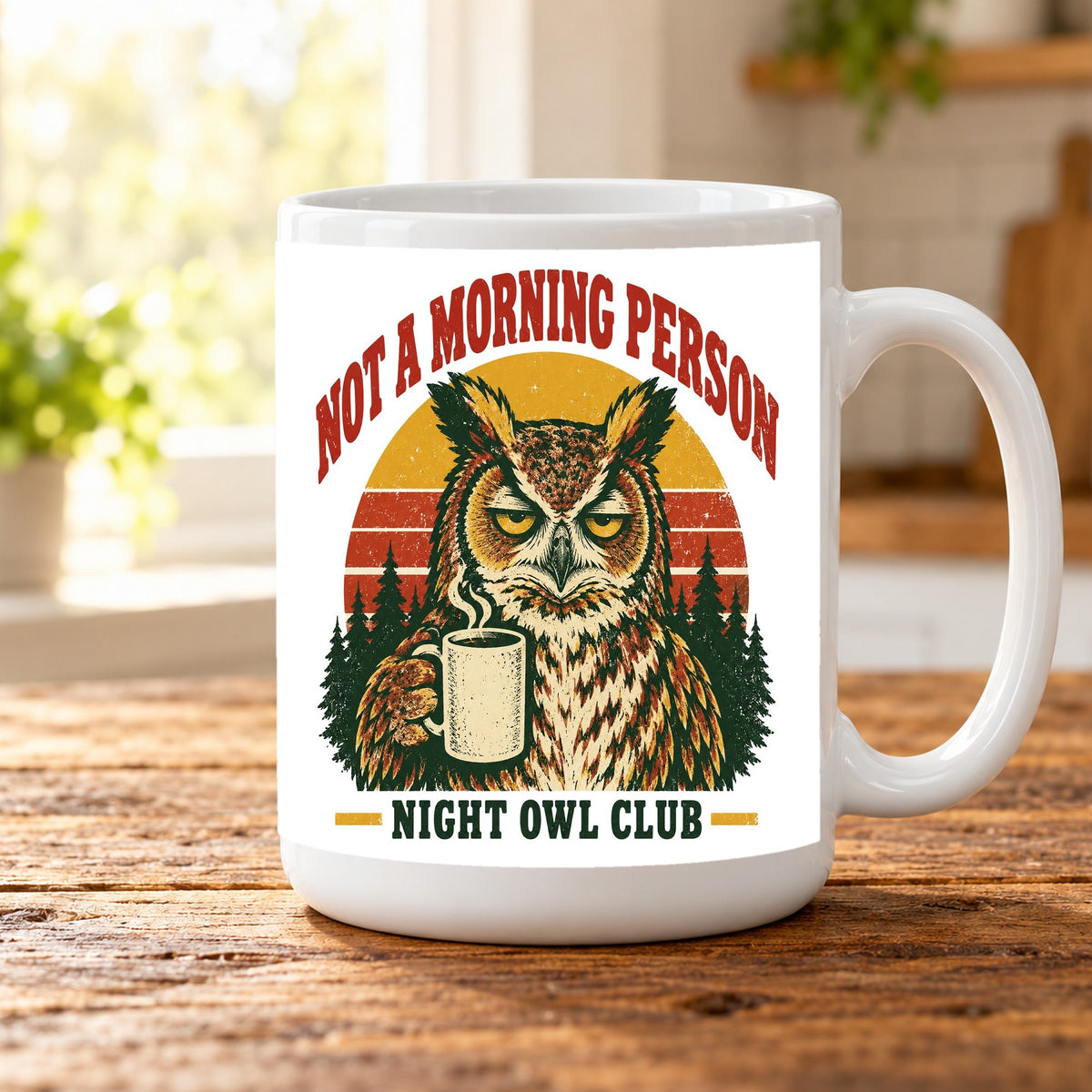 Not a Morning Person — Night Owl Club Mug