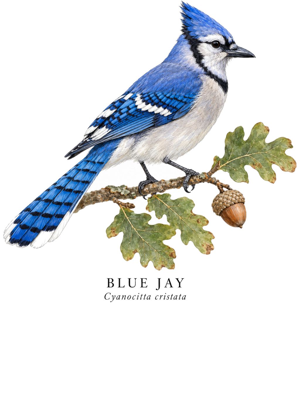 Blue Jay Field Guide Hoodie – design