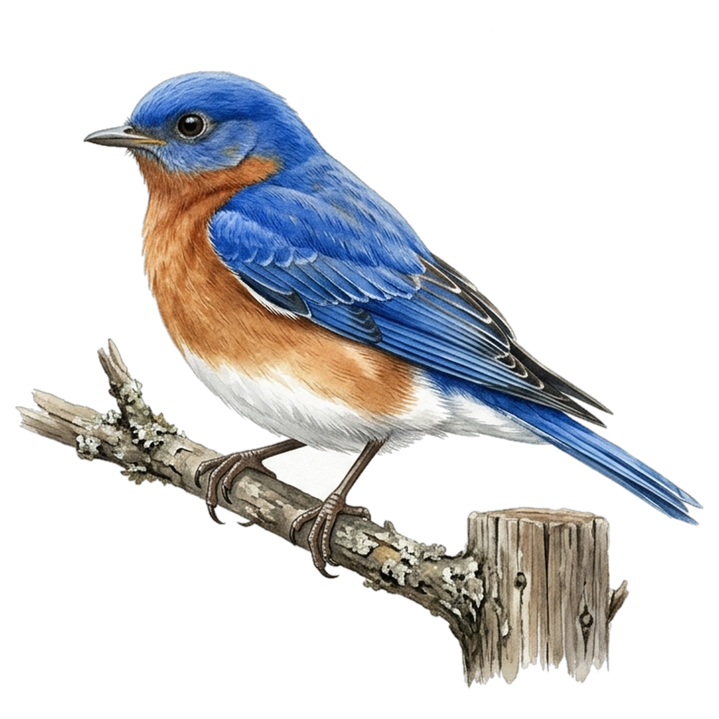 Eastern Bluebird Field Guide Suncatcher – design