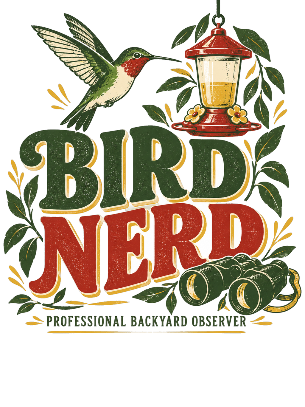 Bird Nerd Hoodie – design