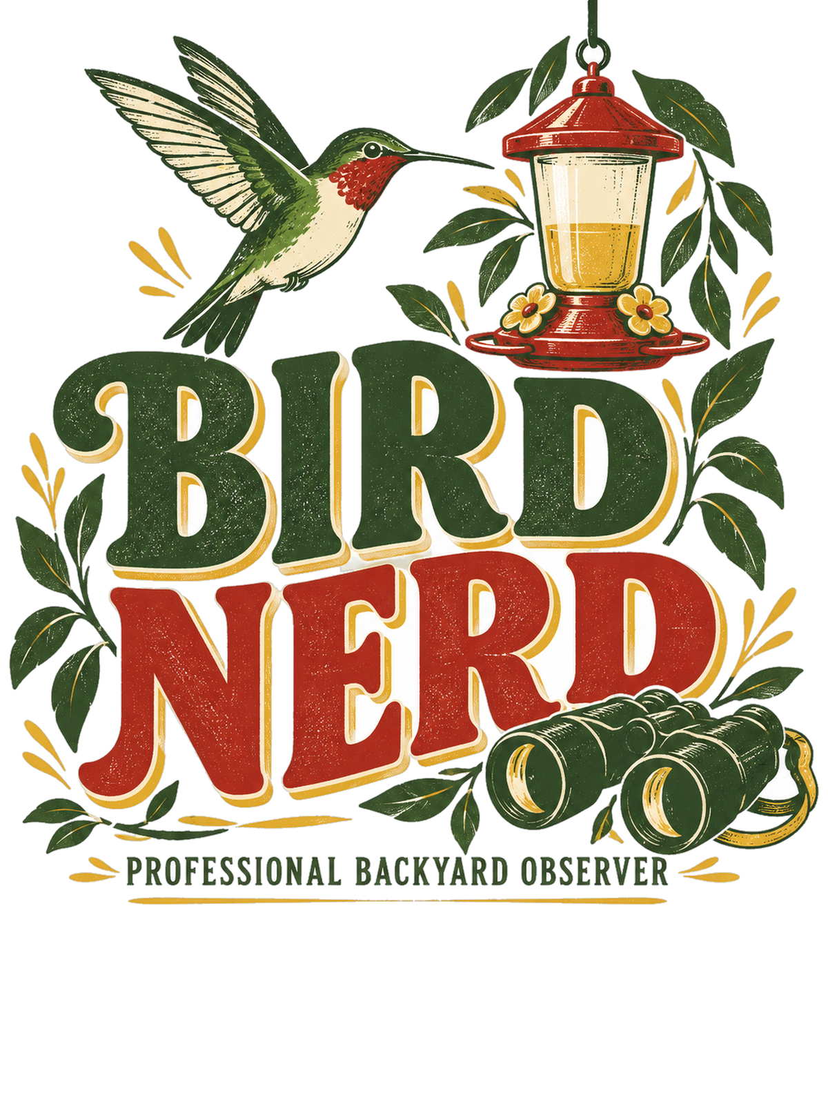 Bird Nerd Hoodie – design