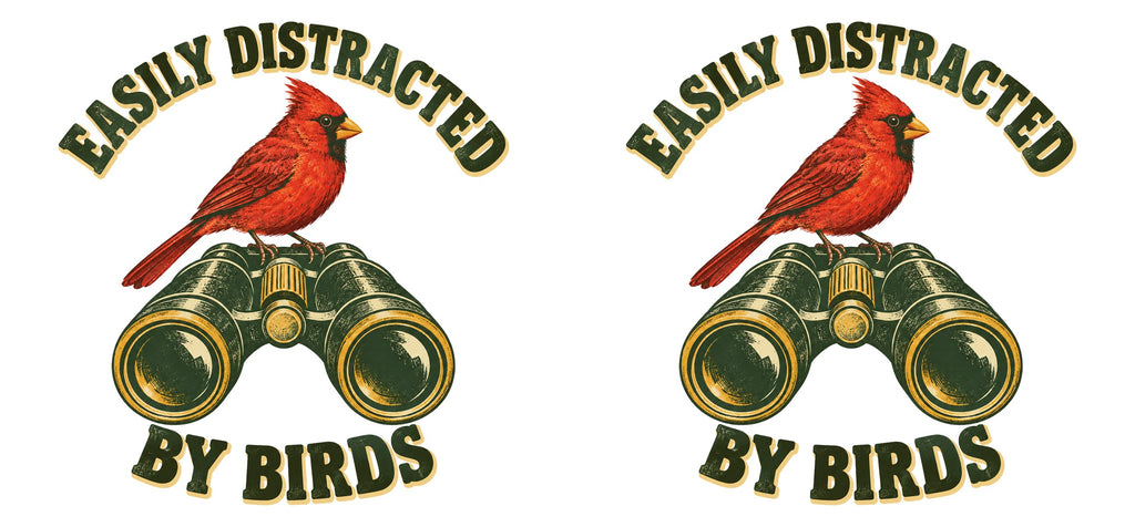 Easily Distracted by Birds Mug – design