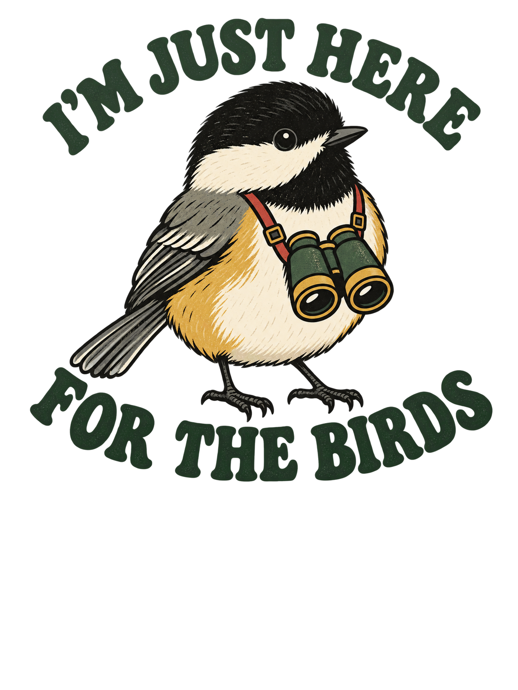 I'm Just Here for the Birds Hoodie – design