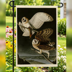 Barn Owl vintage field plate garden & house flag