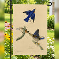 Eastern Bluebird vintage field plate garden & house flag