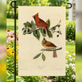 Northern Cardinal vintage field plate garden & house flag