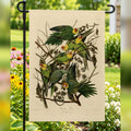 Carolina Parakeet vintage field plate garden & house flag