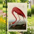 American Flamingo vintage field plate garden & house flag