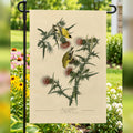 American Goldfinch vintage field plate garden & house flag