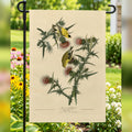 American Goldfinch vintage field plate garden & house flag