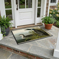 Common Loon vintage field plate doormat