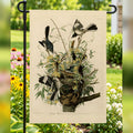 Northern Mockingbird vintage field plate garden & house flag