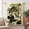 Wood Duck vintage field plate sherpa blanket