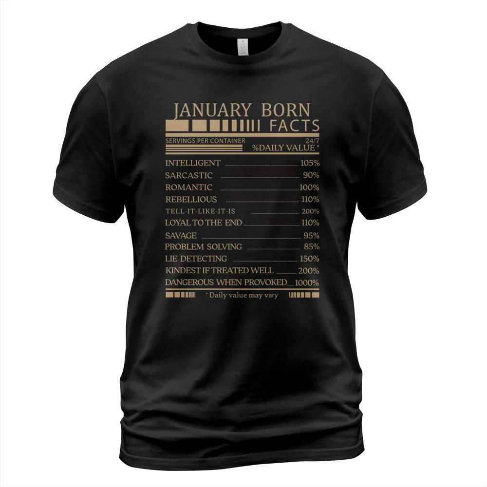 January born facts shirt